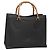 Borsa a mano in pelle Gucci Bamboo nera e oro 002 2853 0260 0 Auth mr1336 Nero D'oro
