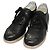 Sneakers CHANEL in pelle di agnello 39 Nero CC Auth BA2712