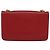 Borsa a spalla Vala Chain in pelle rossa e oro Auth gh168 di Salvatore Ferragamo Rosso D'oro - vista 2