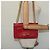 Borsa a spalla Vala Chain in pelle rossa e oro Auth gh168 di Salvatore Ferragamo Rosso D'oro - vista 23