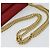 Borsa a spalla Vala Chain in pelle rossa e oro Auth gh168 di Salvatore Ferragamo Rosso D'oro - vista 7