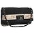 Borsa a spalla con catena CHANEL in nylon nero argento CC Auth 125969