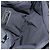 Borsa a spalla con catena CHANEL in nylon nero argento CC Auth 125969 - vista 10