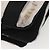 Borsa a spalla con catena CHANEL in nylon nero argento CC Auth 125969 - vista 17