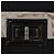 Borsa a spalla con catena CHANEL in nylon nero argento CC Auth 125969 - vista 19