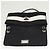 Borsa a spalla con catena CHANEL in nylon nero argento CC Auth 125969 - vista 20