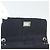 Borsa a spalla con catena CHANEL in nylon nero argento CC Auth 125969 - vista 8