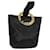 Céline CELINE Pouch Nylon Nero Oro Auth 121116 D'oro