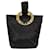 Céline CELINE Pouch Nylon Nero Oro Auth 121116 D'oro - vista 13