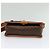 Céline Borsa a spalla in tela Macadam CELINE in pelle PVC marrone oro Auth 126035 D'oro - vista 5