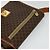 Céline Borsa a spalla in tela Macadam CELINE in pelle PVC marrone oro Auth 126035 D'oro - vista 6