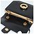 Edge Céline Borsa a mano CELINE in pelle 2 vie nera e oro Auth 125900 Nero D'oro - vista 10