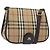 Autre Marque Borsa a spalla Burberrys Nova Check in tela beige oro Auth am8546 D'oro