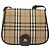 Autre Marque Borsa a spalla Burberrys Nova Check in tela beige oro Auth am8546 D'oro - vista 13