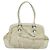 Borsa a Spalla PRADA in Tela Argento Bianco Auth fm4672 - vista 2