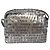 CHANEL Borsa a Spalla Illimitata in Nylon Argento CC Auth 123569 - vista 2