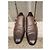 Scarpe Double Monk Gucci Pelle Marrone Scuro - vista 4