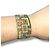 Autre Marque Bracciale di Perline Fatto a Mano Stile Anni 70 Marrone Nero Rosso Multicolore Arancione Giallo - vista 2