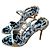 Vicini LEDER-SANDALEN MIT SWAROVSKI. Golden