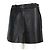 Pantalones cortos de cuero Proenza Schouler Negro - vista 2