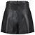 Pantalones cortos de cuero Proenza Schouler Negro - vista 3