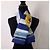 Lenço de seda Hermès Chateaux d'arriere de Julie Abadie Azul Multicor - vista 6