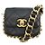 NUOVA BORSA A MANO CHANEL CATENA INTORNO AS2833 BORSA MINI FLAP NERA