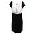 CHANEL KLEID P50206W05568 36 S LOGO CC KNÖPFE SAMT KAMELIA-MUSTER KLEID