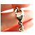 NEUE CHANEL 2018 LANGKETTE PERLEN LEDERBOW CC LOGO STRASS UND STEINE Golden - Ansicht 6