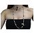 NEUE CHANEL 2018 LANGKETTE PERLEN LEDERBOW CC LOGO STRASS UND STEINE Golden - Ansicht 9