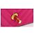 Timeless Bolsa retangular Chanel fúcsia em couro chevron com hardware dourado Fuschia - vista 10
