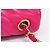 Timeless Bolsa retangular Chanel fúcsia em couro chevron com hardware dourado Fuschia - vista 15