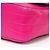 Timeless Bolsa retangular Chanel fúcsia em couro chevron com hardware dourado Fuschia - vista 17