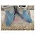 Zadig & Voltaire Teddy Stiefeletten Blau Wildleder und Stoff - Ansicht 3