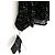 Saint Laurent Star Print Lace Collar Blouse Pre-Fall 2015 Black - view 4