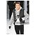 Chanel Collectors Trophy Bouclé CC Pinguin Hoodie 42 FR Grau - Ansicht 4