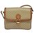 Céline Bolso de Hombro de Lona Macadam CELINE Beige Dorado Auth 124879 - vista 13