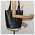 Bolsa tote de couro preta e prata autêntica BA2708 da BURBERRY Preto - vista 21