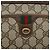 Borsa a spalla GUCCI GG Supreme Web Sherry Line PVC Beige 116 02 089 Auth 118603 D'oro - vista 18