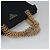 PRADA Borsa a mano in nylon blu navy oro Auth 126301 D'oro - vista 7