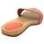 Hermès HERMES Sandalen Lackleder Orange Auth 126351 - Ansicht 3