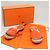 Hermès HERMES Sandalen Lackleder Orange Auth 126351 - Ansicht 33