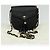 Borsa a spalla BALLY in pelle nera e oro Auth BA2569 Nero D'oro - vista 12