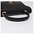 Borsa a mano BALLY in pelle nera e oro Auth gh201 Nero D'oro - vista 7