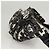 PRADA Bolso de Hombro de Nylon Negro Plata Auténtico 125913 - vista 3