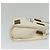 BALLY Crystalia XS Handtasche Canvas 2-Wege Weiß Gold Auth mr1384 Golden - Ansicht 4