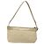Borsa a Spalla Gancini Salvatore Ferragamo in Tela Beige Oro Auth bs26398 - vista 2