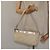 Borsa a Spalla Gancini Salvatore Ferragamo in Tela Beige Oro Auth bs26398 - vista 21