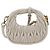 Borsa a spalla mini Matelassé Miu Miu in pelle bianca e oro Auth 115234SM Bianco D'oro - vista 2