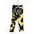 Autre Marque Pantalones rectos de algodón amarillos - vista 3